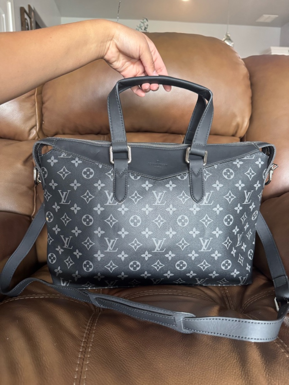 Louis Vuitton Monogram Eclipse Explorer Briefcase